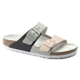 Arizona Split Nubuck Leather - Mineral/Light Rose