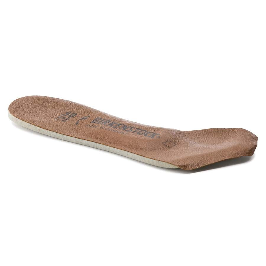 Toeless Insole Leather Lined - Brown