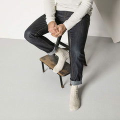 Cotton Slub Men Cotton/Polyamid/Elastane - Beige/White