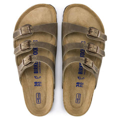 Florida Soft Footbed Natural Leather Oiled - Tobacco Brown