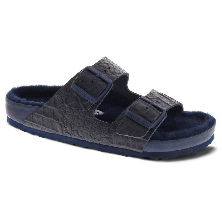 Arizona Natural Leather - Croco Navy