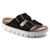 Arizona Platform Suede Leather - Chunky Suede Black