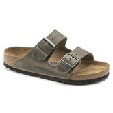 Arizona Soft Footbed Natural Leather Oiled - Faded Khaki