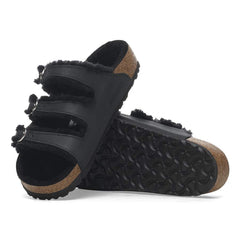 Florida Fresh Shearling Natural Leather Oiled - Black