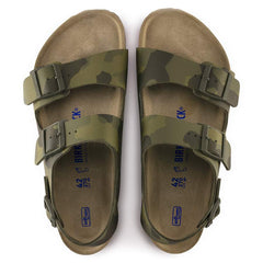 Milano Soft Footbed Birko-Flor - Desert Soil Camouflage Green
