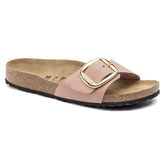 Madrid Big Buckle Nubuck Leather - Old Rose