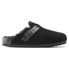 Boston Shearling Suede Leather - Black