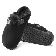 Boston Shearling Suede Leather - Black