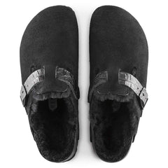 Boston Shearling Suede Leather - Black