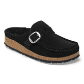Buckley Shearling Suede Leather - Black