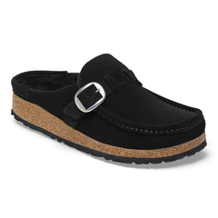 Buckley Shearling Suede Leather - Black