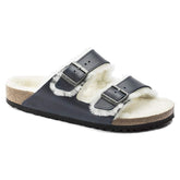 Arizona Shearling Waxy Leather Oiled - Navy