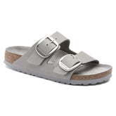 Arizona Big Buckle Natural Leather Nubuck - Dove Gray
