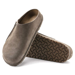 Zermatt Premium Suede Leather - Gray Taupe