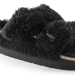 Arizona Big Buckle Shearling Fur - Teddy Black