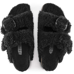Arizona Big Buckle Shearling Fur - Teddy Black