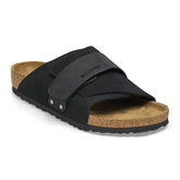 Kyoto Nubuck Leather/Suede - Black