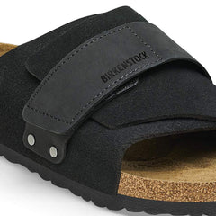 Kyoto Nubuck Leather/Suede - Black