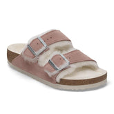 Arizona Shearling Suede Leather - Pink Clay