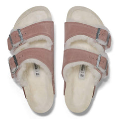 Arizona Shearling Suede Leather - Pink Clay