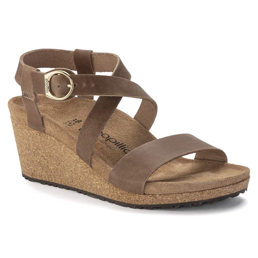 Sibyl Ring-Buckle Natural Leather - Cognac