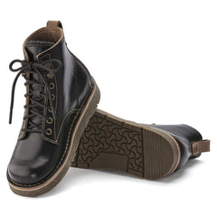Birmingham Lace Women Natural Leather Oiled - Black