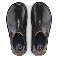 Birmingham Slip On Men Natural Leather Oiled - Black