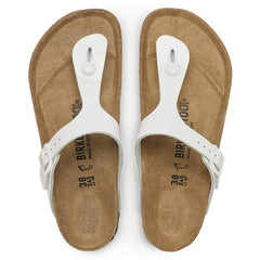 Gizeh Natural Leather Patent - Patent White