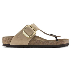 Gizeh Big Buckle Nubuck Leather - Sandcastle
