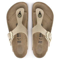 Gizeh Big Buckle Nubuck Leather - Sandcastle