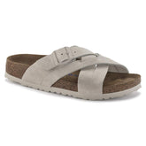 Lugano Soft Footbed Suede Leather - Antique White