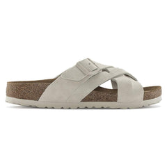 Lugano Soft Footbed Suede Leather - Antique White