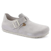 London Suede Leather - Antique White