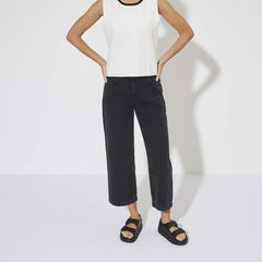 Milano Chunky Natural Leather - Black