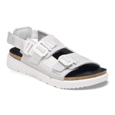 Shinjuku Natural Leather/Textile - Antique White