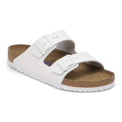 Arizona Soft Footbed Natural Leather - White