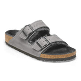 Arizona Shearling Waxy Leather Oiled - Iron