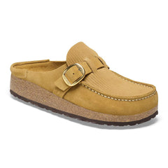 Buckley Suede Leather Embossed - Corduroy Cork Brown
