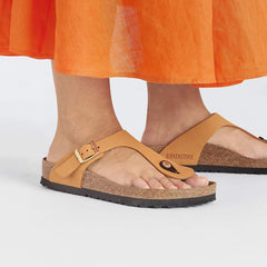 Gizeh Nubuck Leather - Burnt Orange