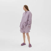 Tekla Shorts - Mauve Stripes