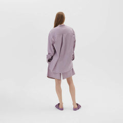 Tekla Shorts - Mauve Stripes