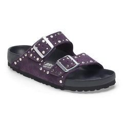 Arizona Rivet Suede Leather - Acai