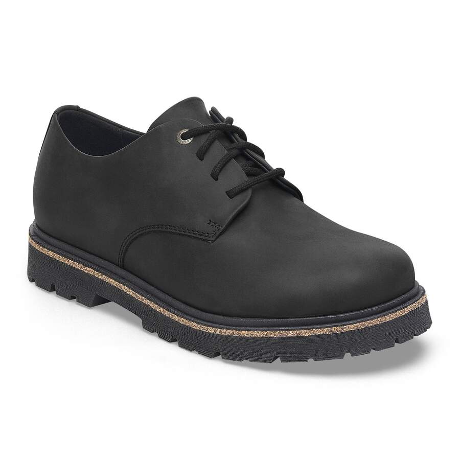 Highwood Lace Low Natural Leather - Black