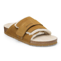 Kyoto Shearling Suede Leather/Fur - Corduroy Cork Brown