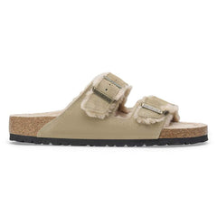 Arizona Shearling Suede Leather/Fur - Taupe