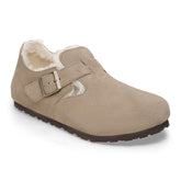 London Shearling Suede Leather - Taupe