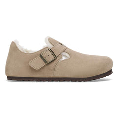 London Shearling Suede Leather - Taupe