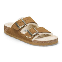 Arizona Shearling Suede Leather/Fur - Corduroy Cork Brown
