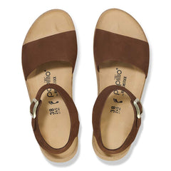 Glenda Nubuck Leather - Dark Tea