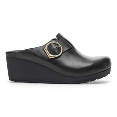 Fanny Ring-Buckle Natural Leather - Black/Black